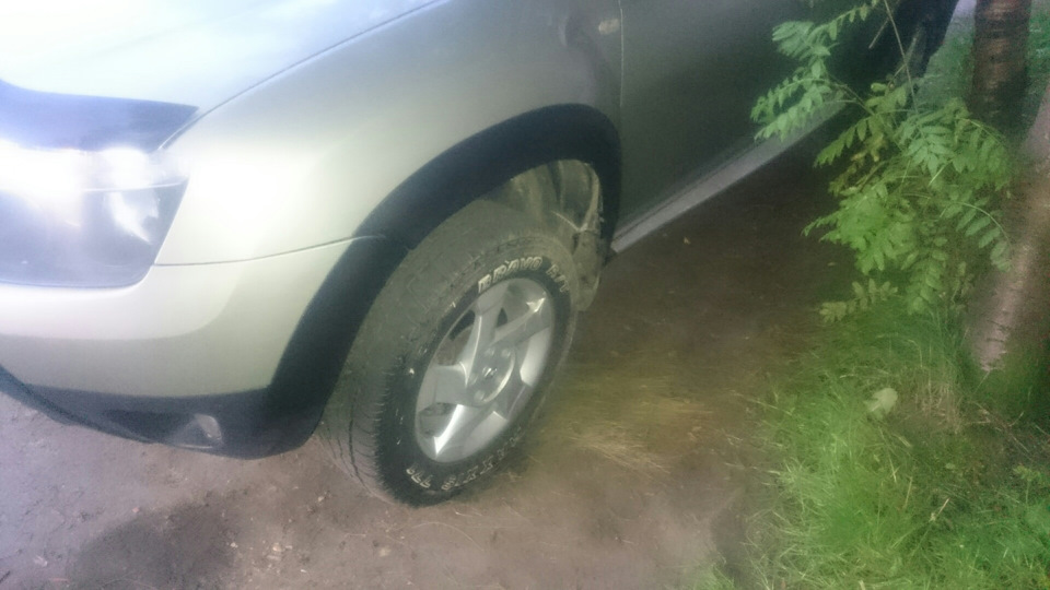 Ремонт подкрылков и расширители арок! — Renault Duster (1G), 2 л, 2013 ...