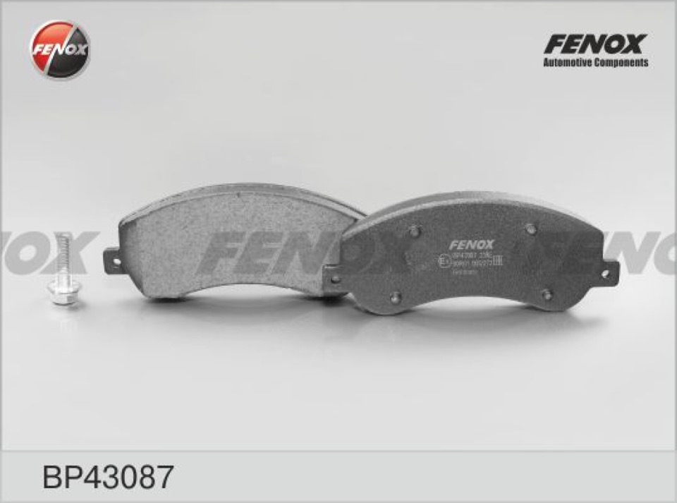 BP43087 Колодки тормозные дисковые FENOX | Запчасти на DRIVE2