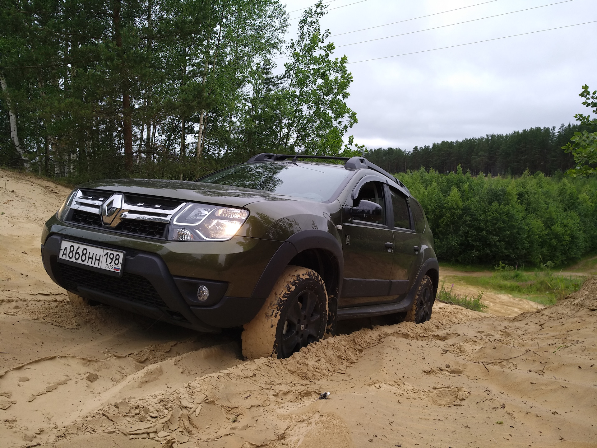 Синявино. Приладожский карьер. Знакомство с песком. — Renault Duster (1G),  2 л, 2018 года | покатушки | DRIVE2