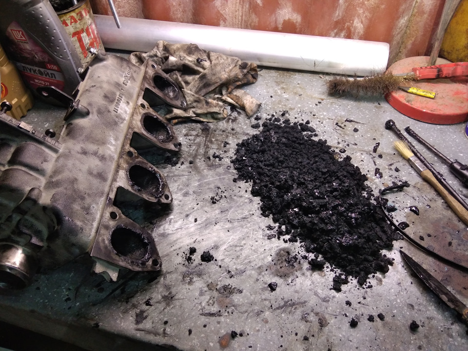 Очистка впускного коллектора от сажевых отложений системы EGR. — Ford ...