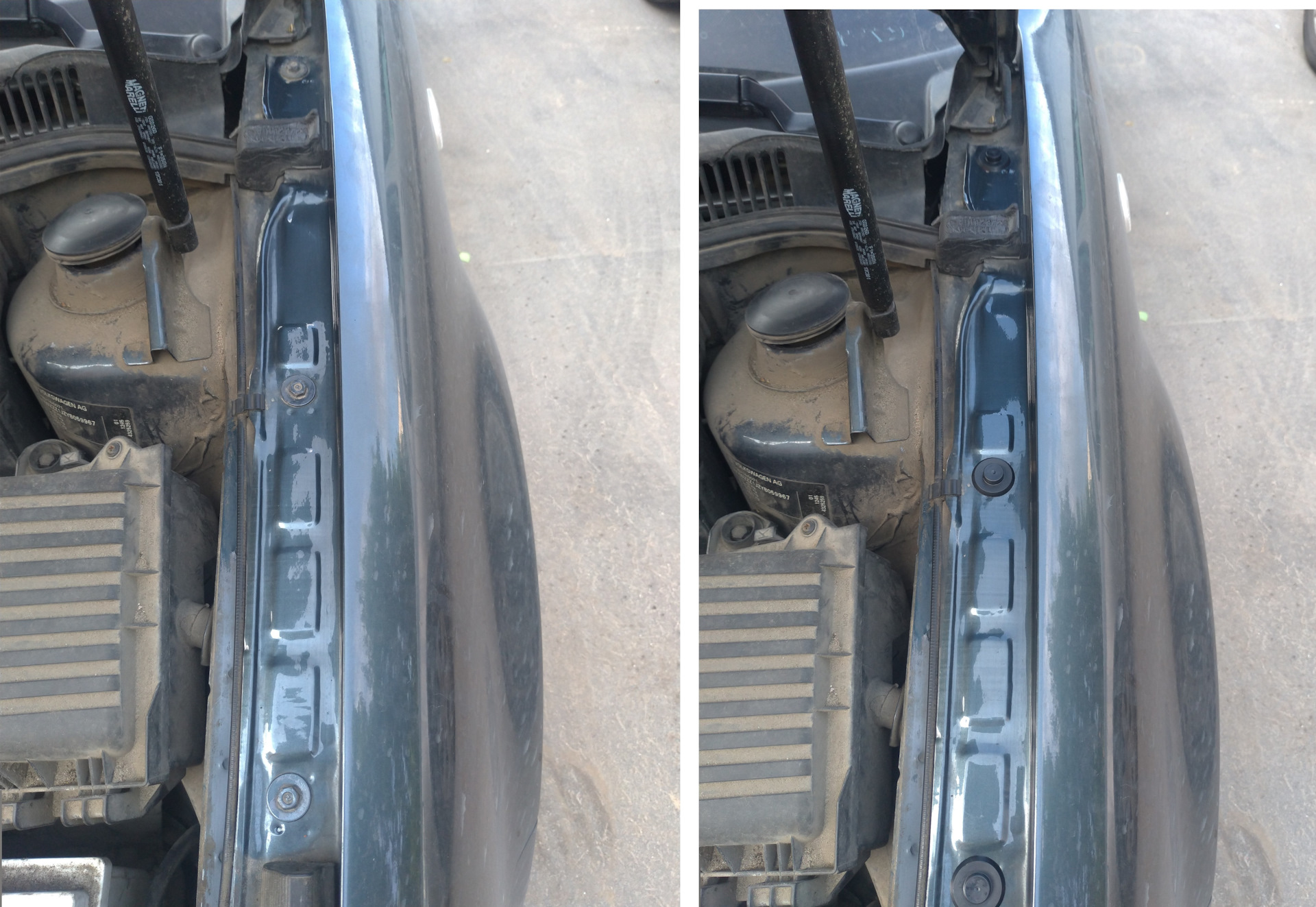 Пластик подкапотный или вагодрочерство — Volkswagen Golf Mk4, 1,6 л ...