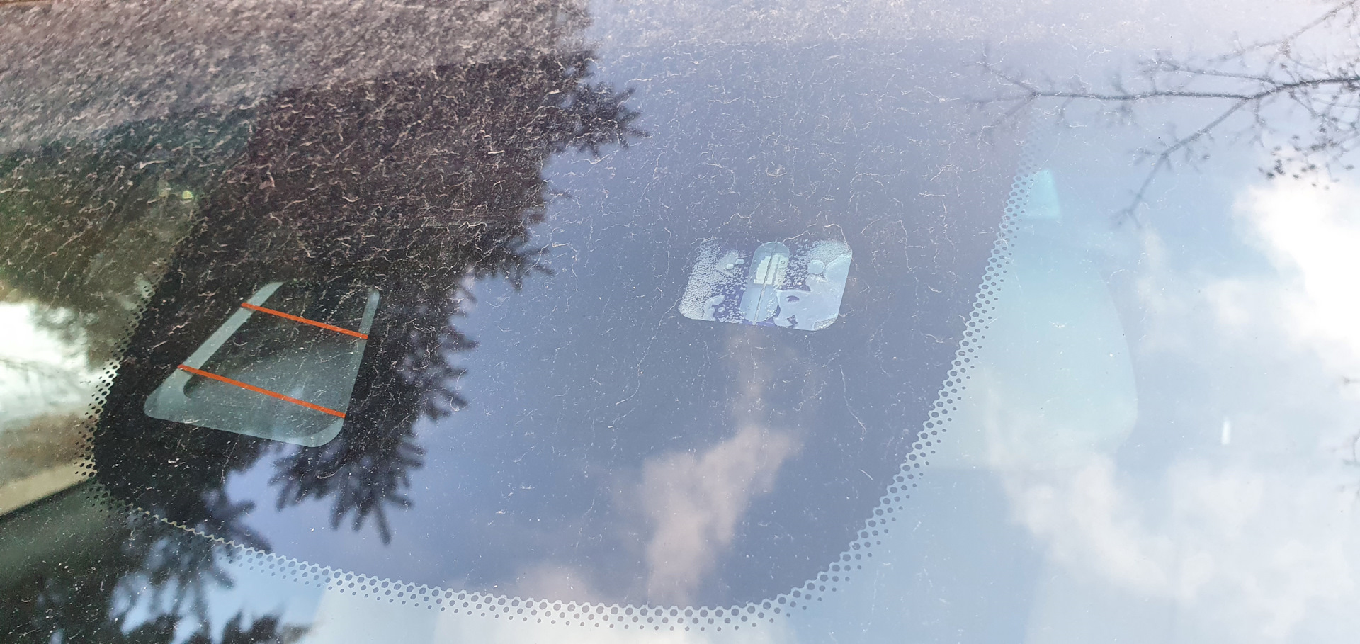 Переклейка датчика дождя. — Mercedes-Benz GLK-Class (X204), 3,5 л, 2012 ...