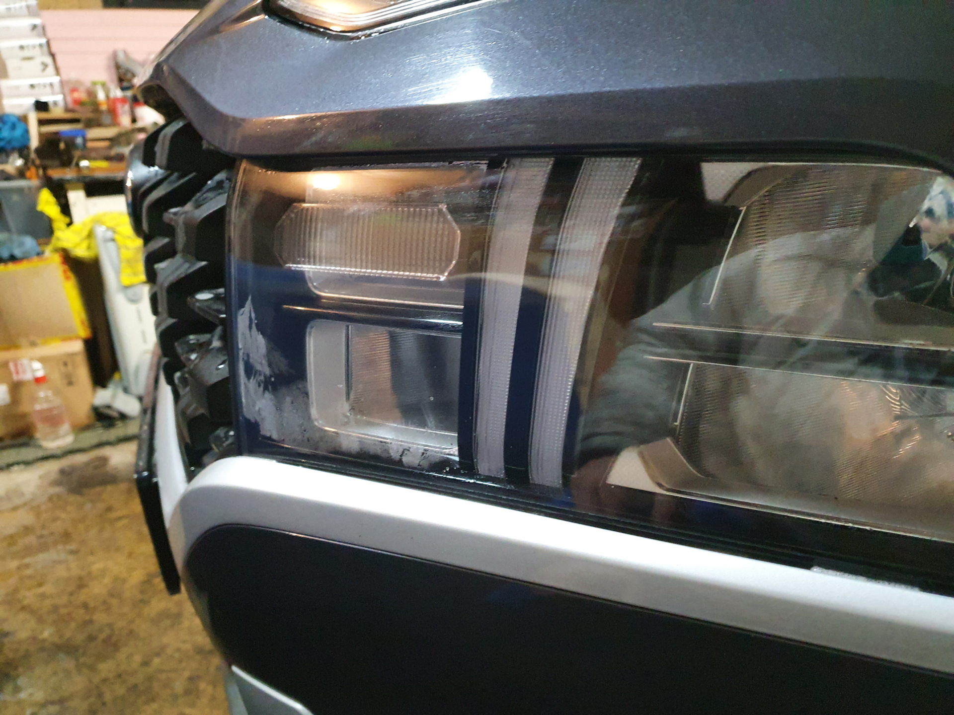 Стеклоочистители на зиму и мороз в фарах — Hyundai Santa Fe (4G), 2,5 л ...