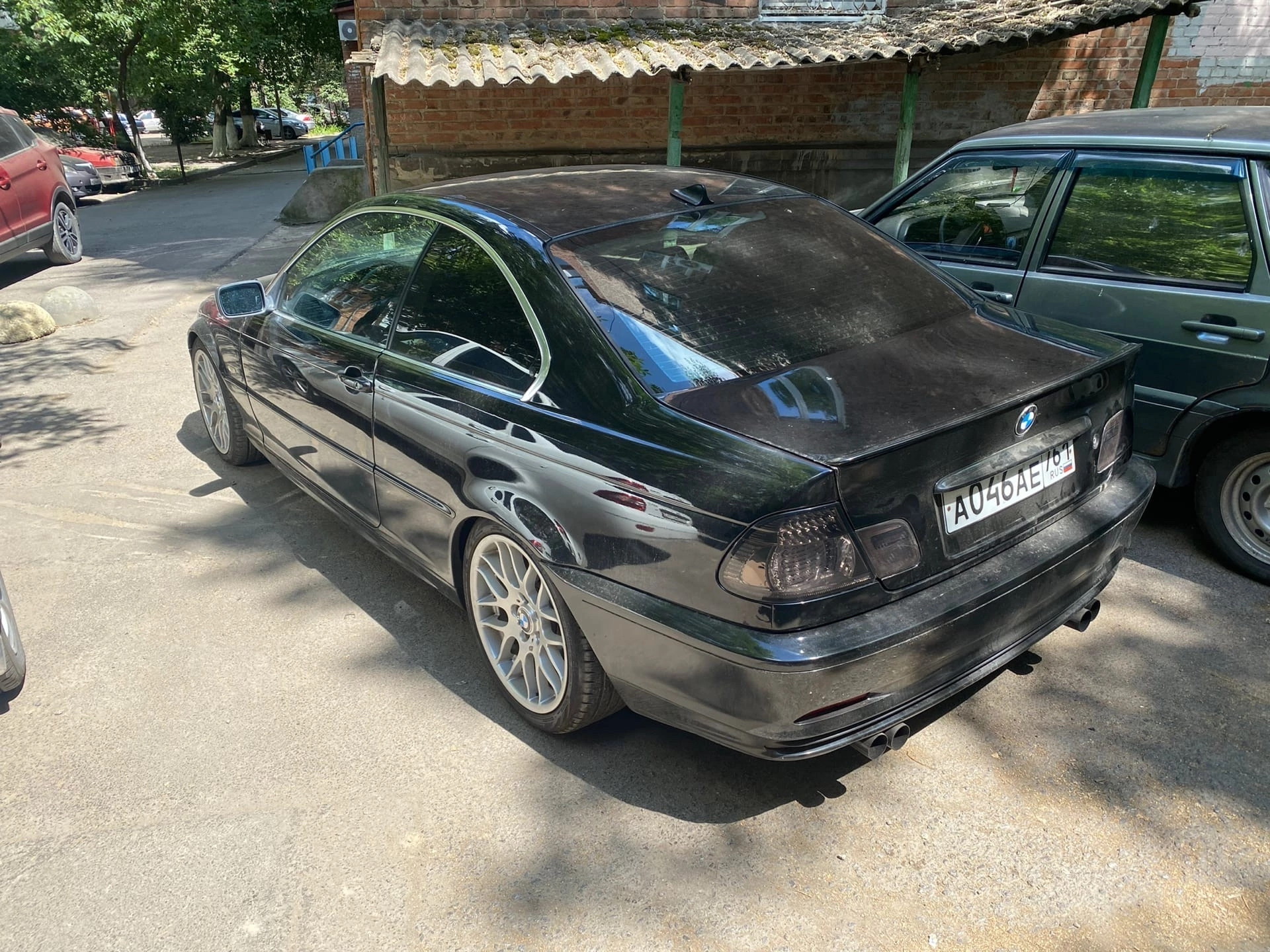 Установил рестовые диодные фонари BMW e46 v8 3uz Бмв е46 в8 3узет ...