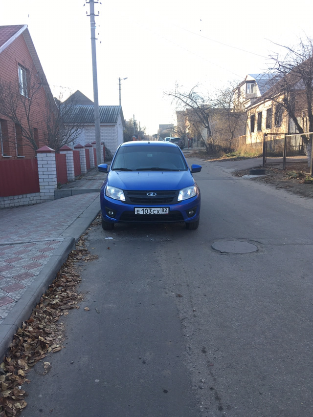 Светодиодные ДХО+габариты… — Lada Гранта лифтбек, 1,6 л., 2016 года ...