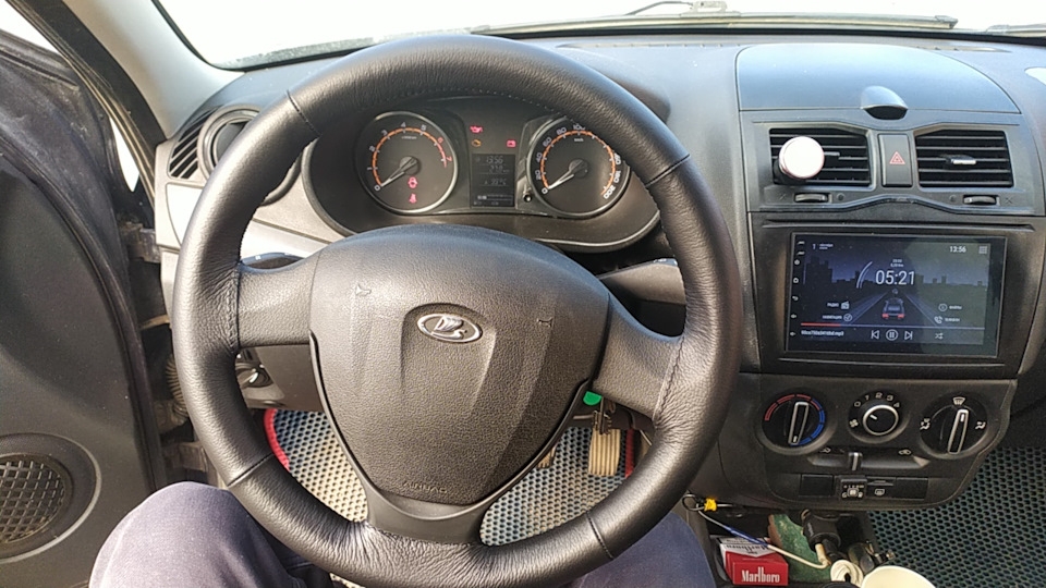 Перетяжка руля в натуральную кожу — Lada Гранта Лифтбек (2-е поколение ...