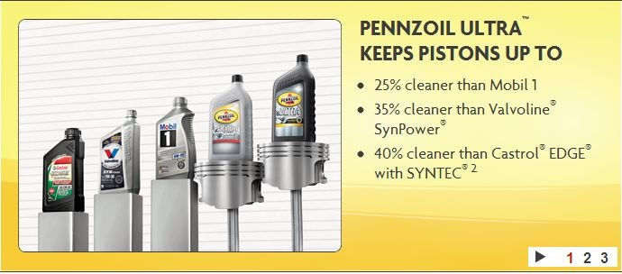Pennzoil подбор масла по авто