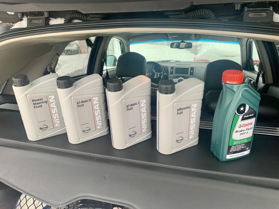 6. Замена масла в коробке/раздатке/редукторах + замена тормозной и ...