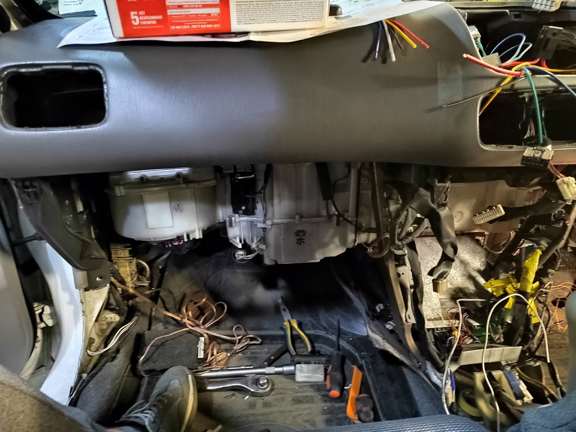 Установка электронной панели климата вместо механической. Часть 4 ...