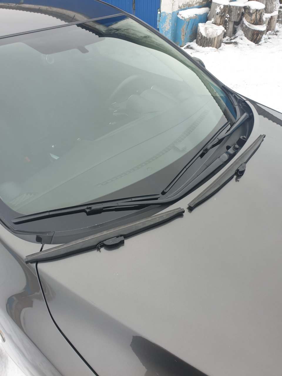 Дворники OEM и зима — Mazda 3 (2G) BL, 2 л, 2011 года | аксессуары | DRIVE2