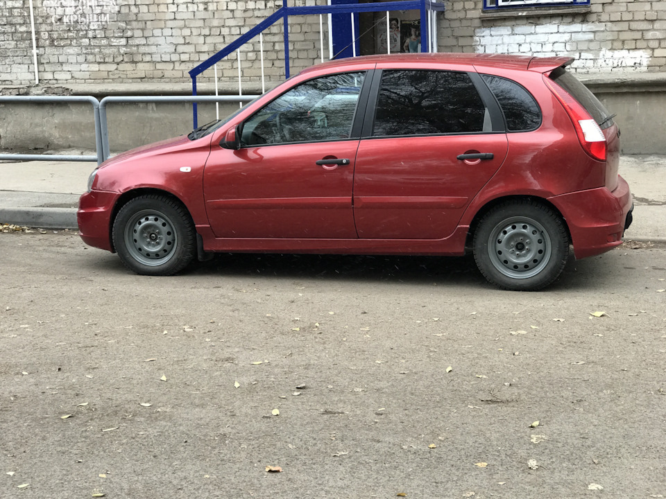 Зимние колеса, штампы. — Lada Калина Спорт (1G), 1,6 л, 2011 года ...