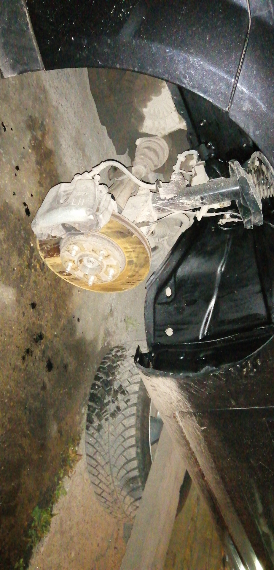 Шумка подкрылков и обработка арок. — Ford Focus II Sedan, 2 л, 2007 ...