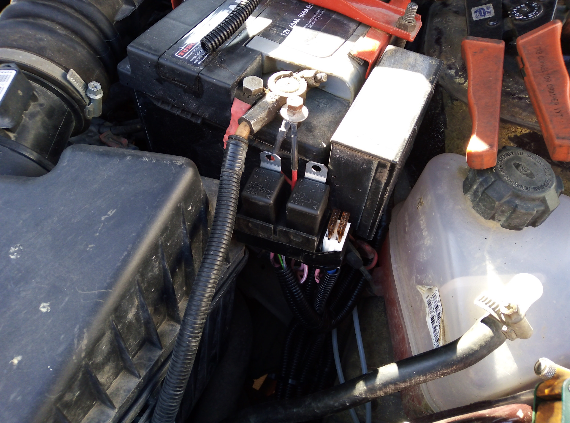 Электрика кондиционера — Lada Гранта (1G), 1,6 л, 2013 года ...