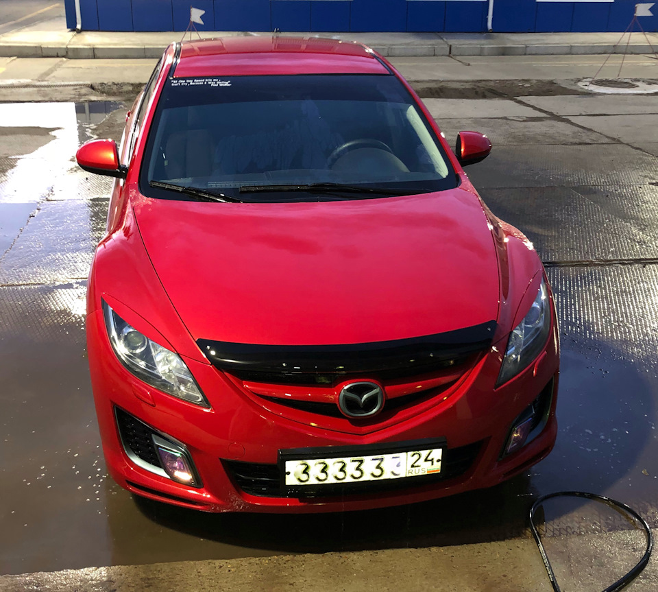 Монобровь, давай досвидания. — Mazda 6 (2G) GH, 2 л, 2008 года | просто так  | DRIVE2