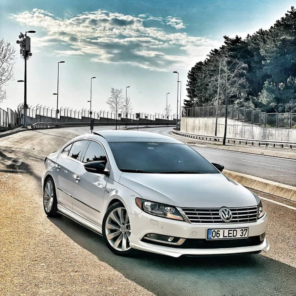 Турецкий лип — обвес — Volkswagen Passat CC, 2 л, 2013 года | тюнинг |  DRIVE2