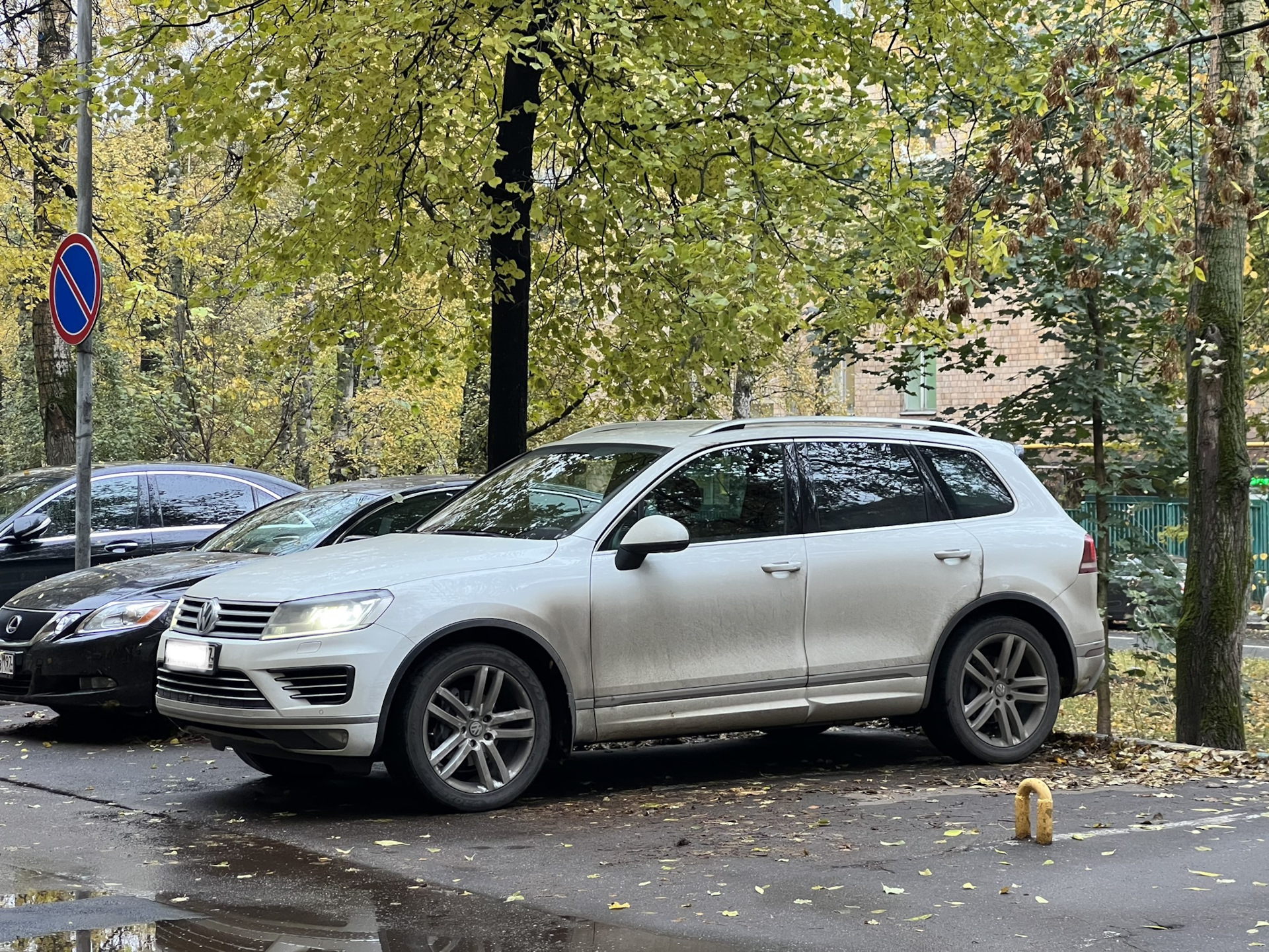 Пневма — опорное напряжение датчиков — Volkswagen Touareg (2G), 3 л ...