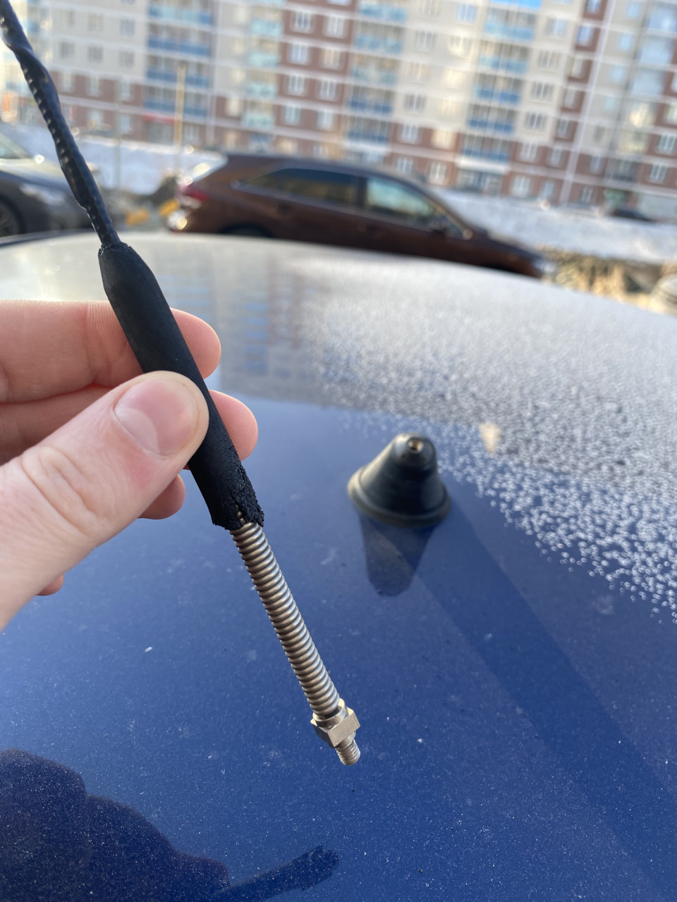 Антенна Alca — Toyota Yaris (p2), 1,3 л, 2008 года | запчасти | DRIVE2