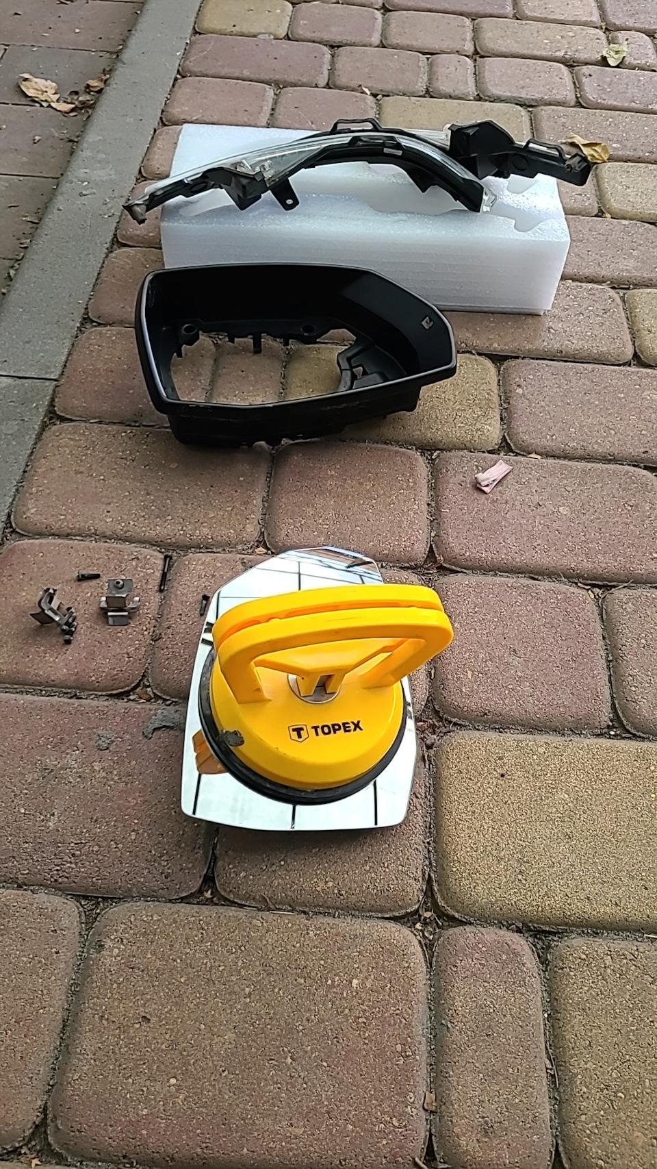 Разбор бокового зеркала заднего вида Audi q5 FY b9 — Audi Q5 (2G), 2 л ...