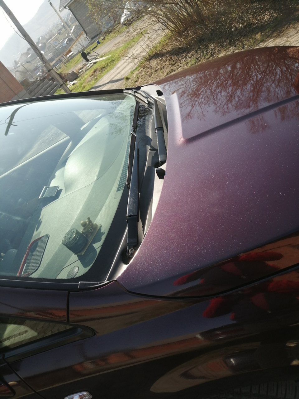 Покрасил поводки дворников. — Nissan Presage (2G), 2,5 л, 2003 года ...