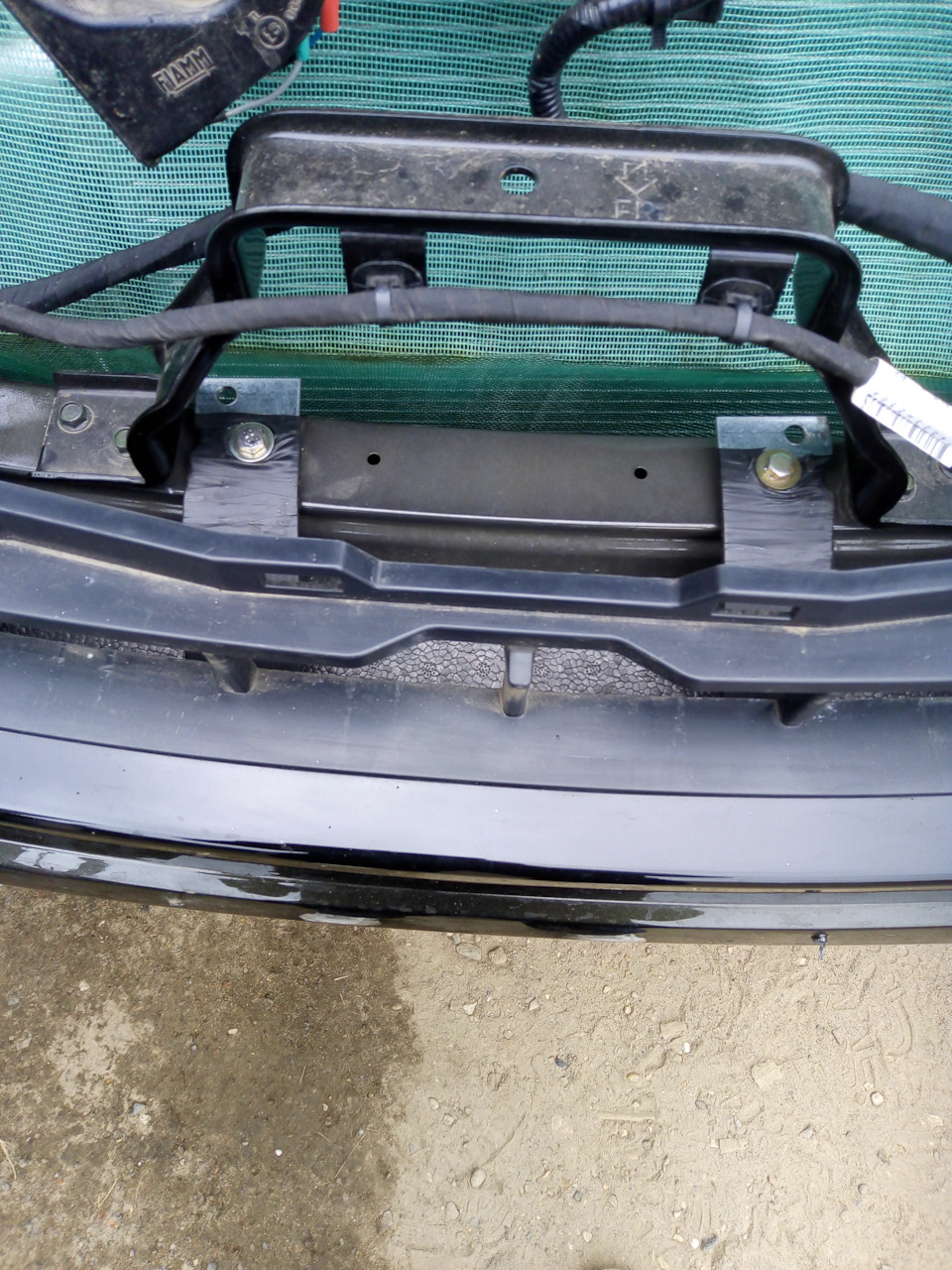 Как закрепить передний бампер с помощью подручный средств (рестайл ...