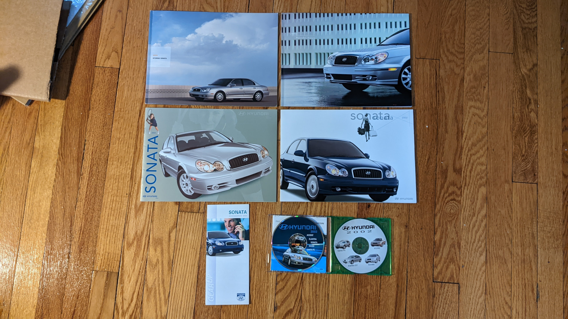 США, Канада. Новые оригинальные брошюры, буклеты и CD диски. — Hyundai  Sonata IV (EF), 2 л, 2007 года | аксессуары | DRIVE2