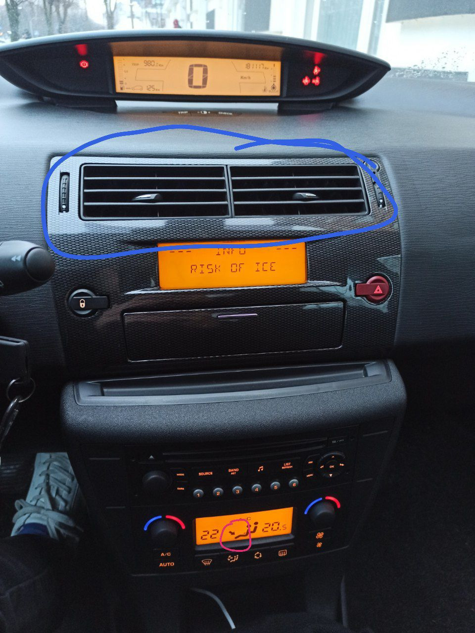 НЕкомфортный климат — Citroen C4 (1G), 1,4 л, 2007 года | наблюдение ...