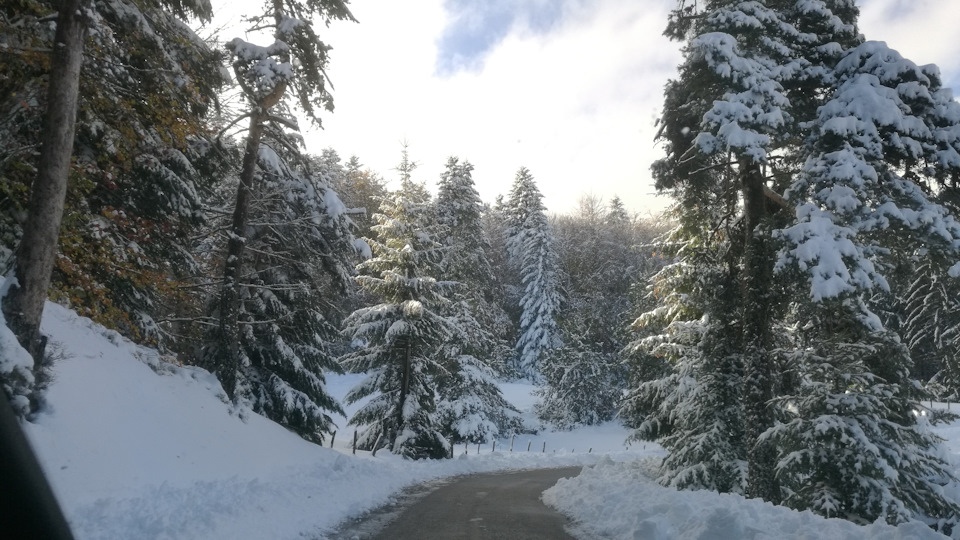 Едем дальше к Col de l'Oeillon. Погода шепчет. — Audi A4 (B9)