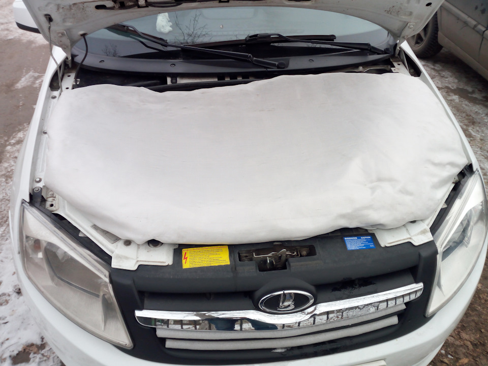 Термостат Лузар 92 (зимний) — Lada Гранта (1G), 1,6 л, 2013 года ...