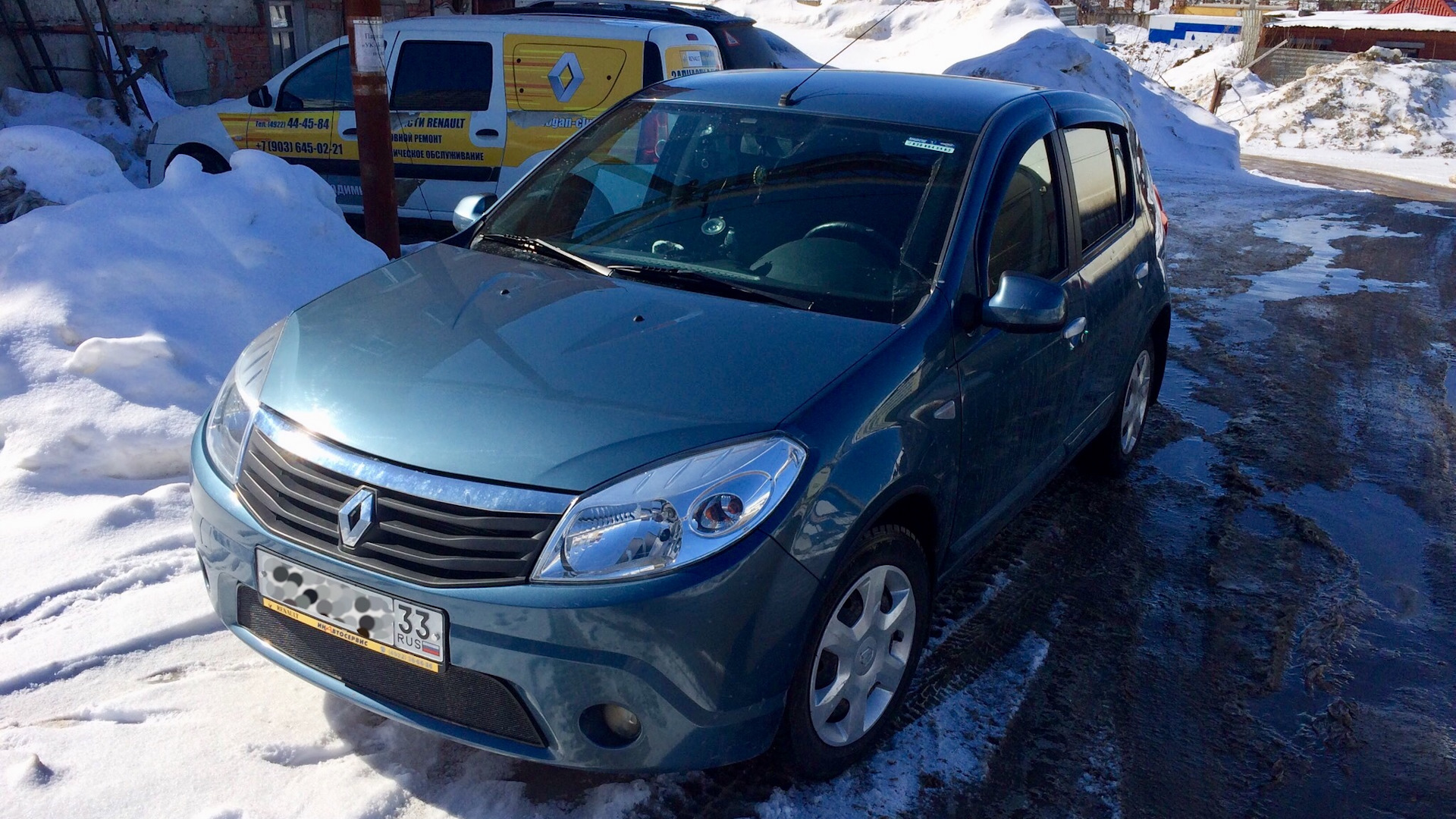 Renault Sandero 1G 1.6 бензиновый 2013 | Дача-Бизнес Хэтчбек) на DRIVE2