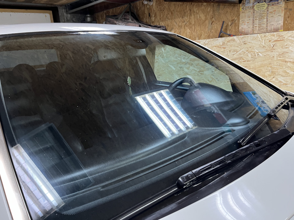 Полировка лобового стекла оксидом церия — Mercedes-Benz C-class (W203 ...