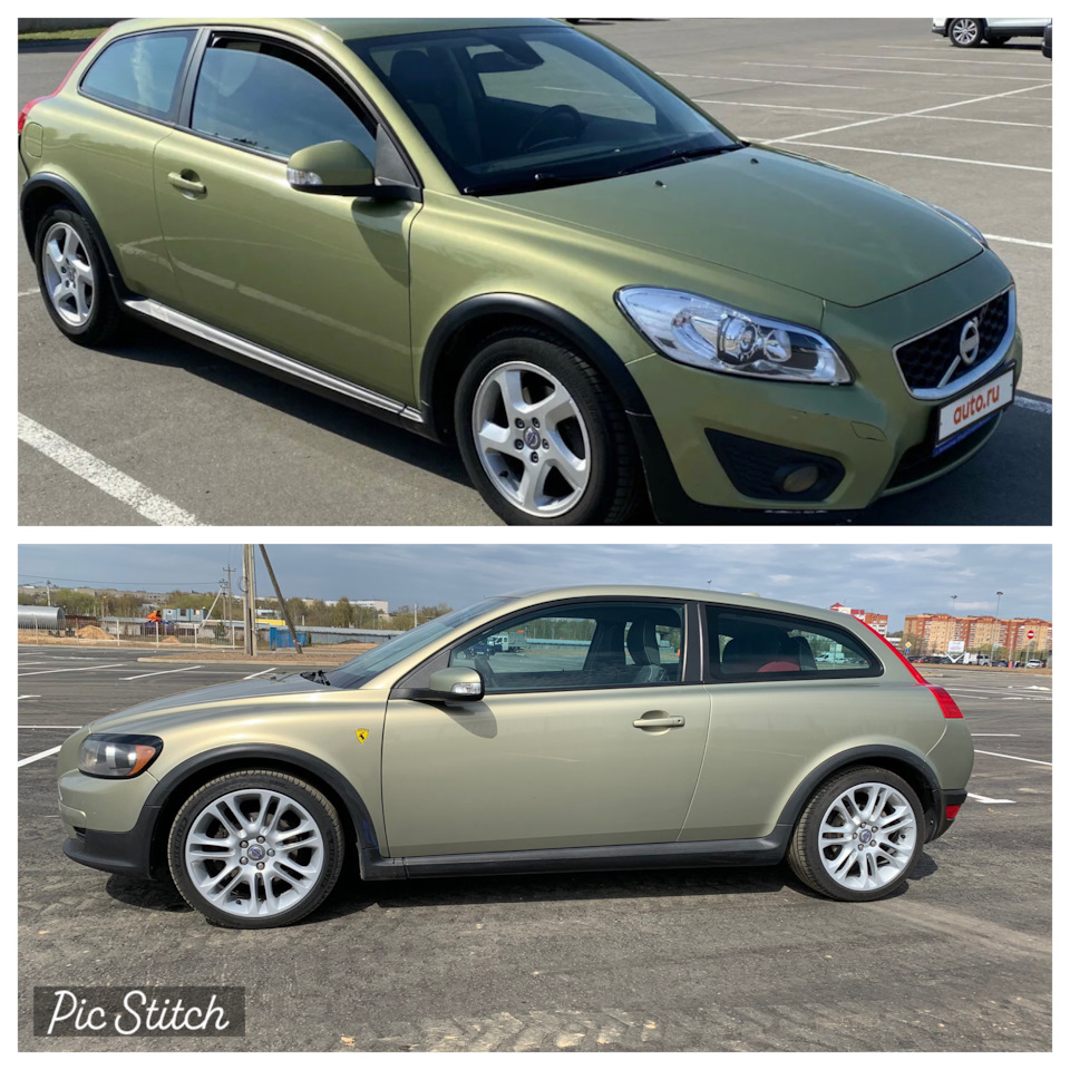 Полезное с приятным. Спойлер. — Volvo C30, 2,4 л, 2007 года | своими руками  | DRIVE2