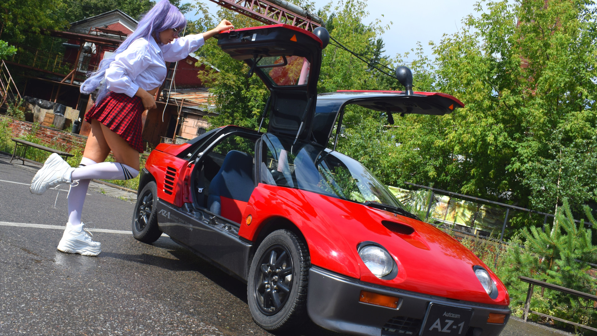 Продажа Autozam AZ-1 1992 (бензин, МКПП) — с историей обслуживания —  DRIVE2.RU