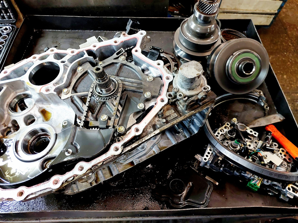 Ремонт вариатора Nissan X-Trail (ошибки: P0746, P0848, P0965
