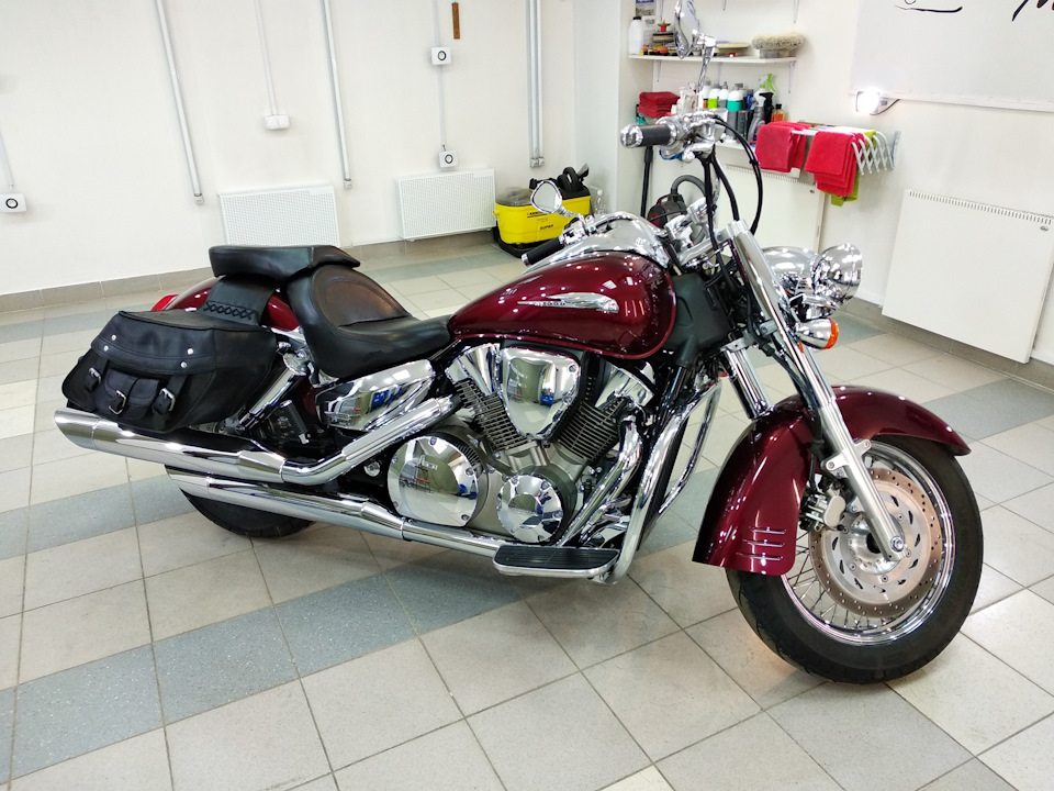 ЕКБ. Honda VTX 1300: детейлинг мотоцикла, консервация на зимний период ...