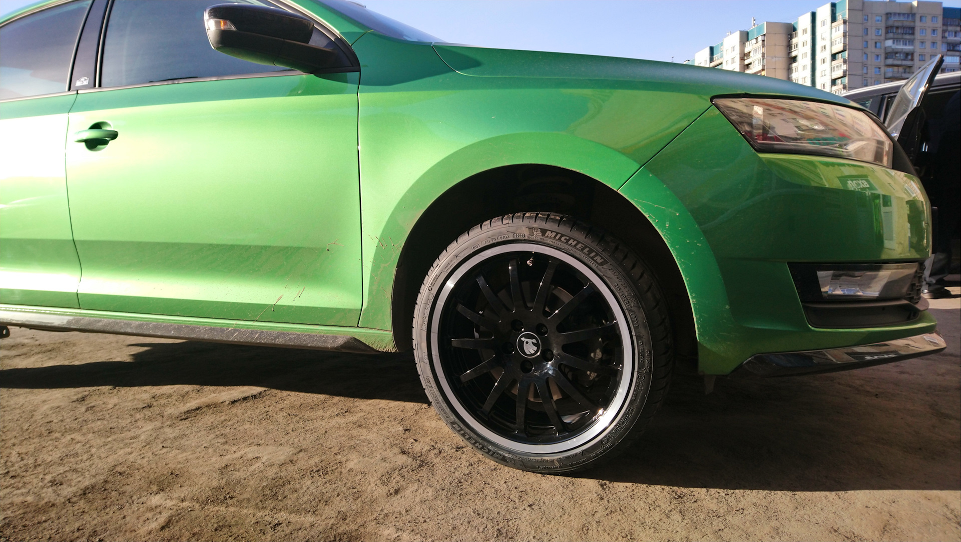 Покупка и установка: Летние шины Michelin 215/40 R17 на Skoda Rapid — Skoda  Rapid (1G), 1,4 л, 2018 года | шины | DRIVE2