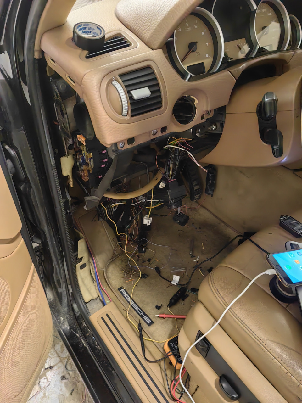 Установка Scher Khan Magic car 3 pro — Porsche Cayenne (1G) 955/957, 3 ...