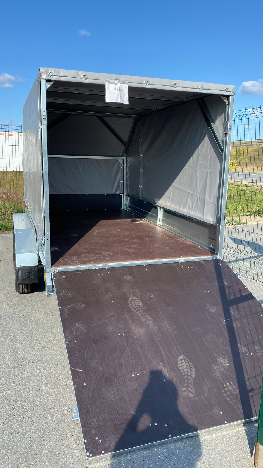 Прицеп на TOYOTA Land Cruiser Prado.Саранский прицеп. Двух осный прицеп ...