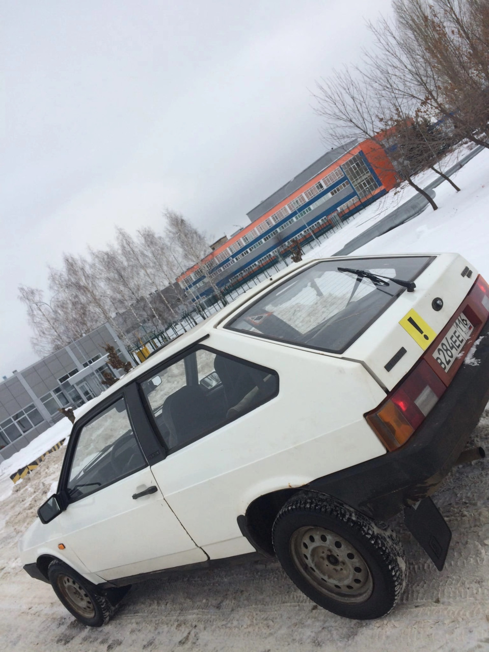 Мой первый выезд зимой — Lada 21083, 1,5 л, 1987 года | покатушки | DRIVE2