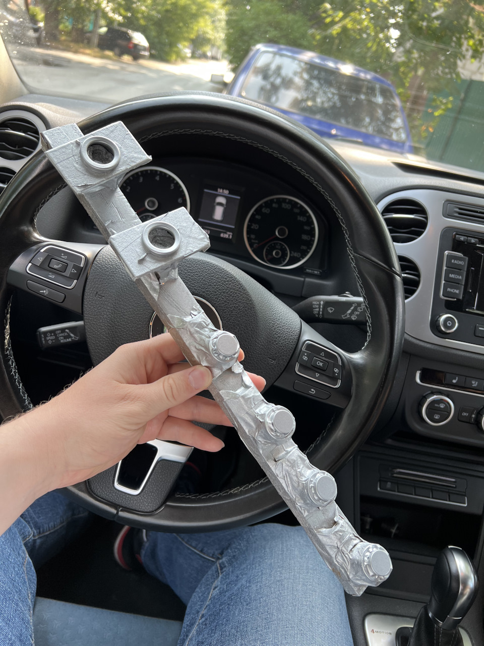 Покрасили — Volkswagen Tiguan (1G)