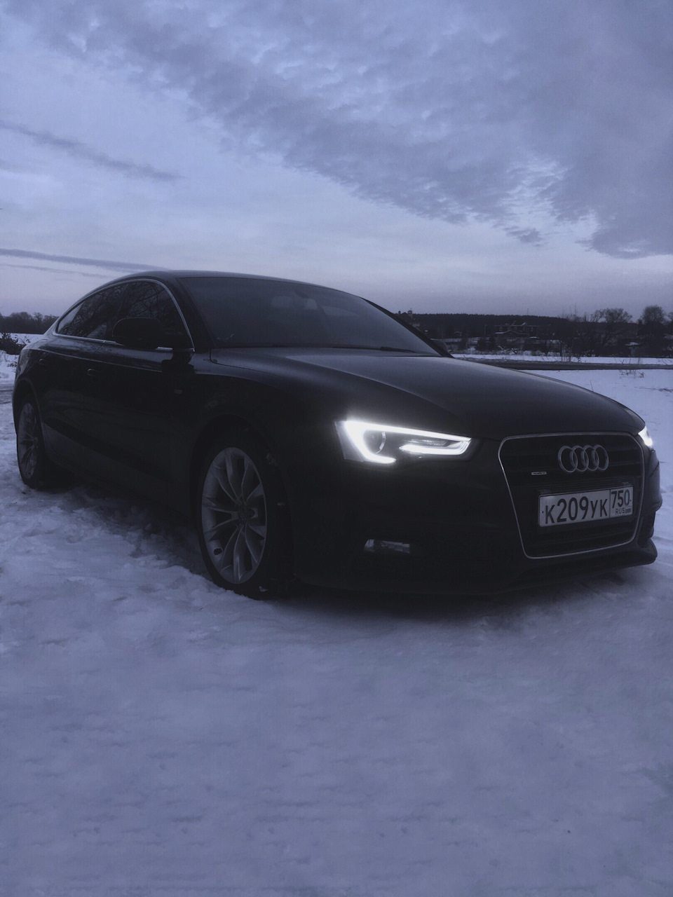 Audi a4 зима