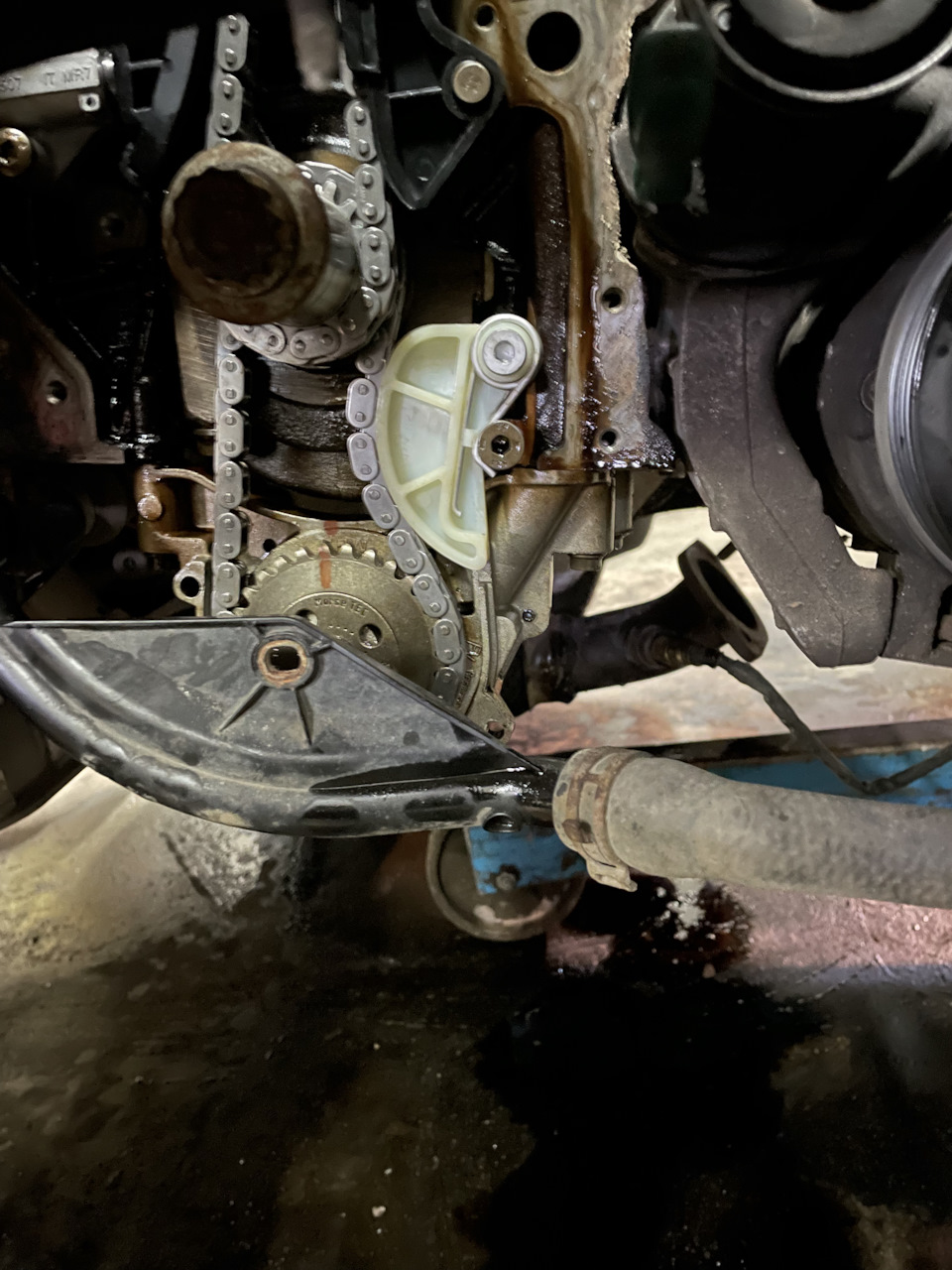 Замена цепи ГРМ 1.4 caxa — Volkswagen Tiguan (1G), 1,4 л, 2012 года ...