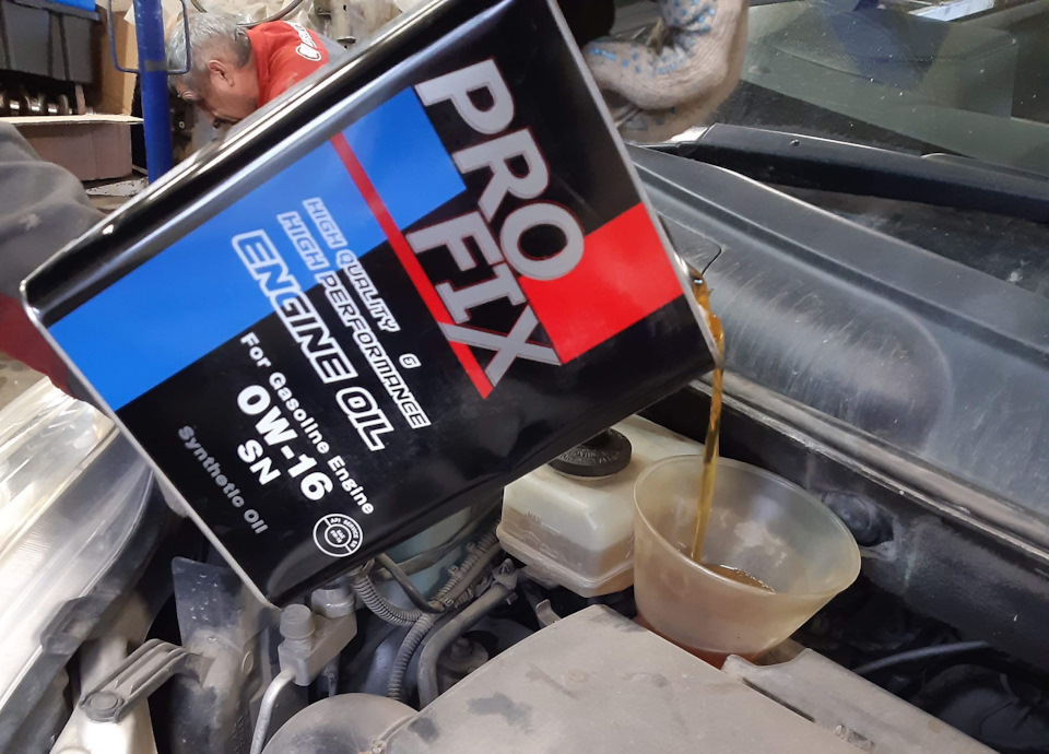 Решил попробовать масло 0w16. — Toyota Prius (20), 1,5 л, 2004 года ...