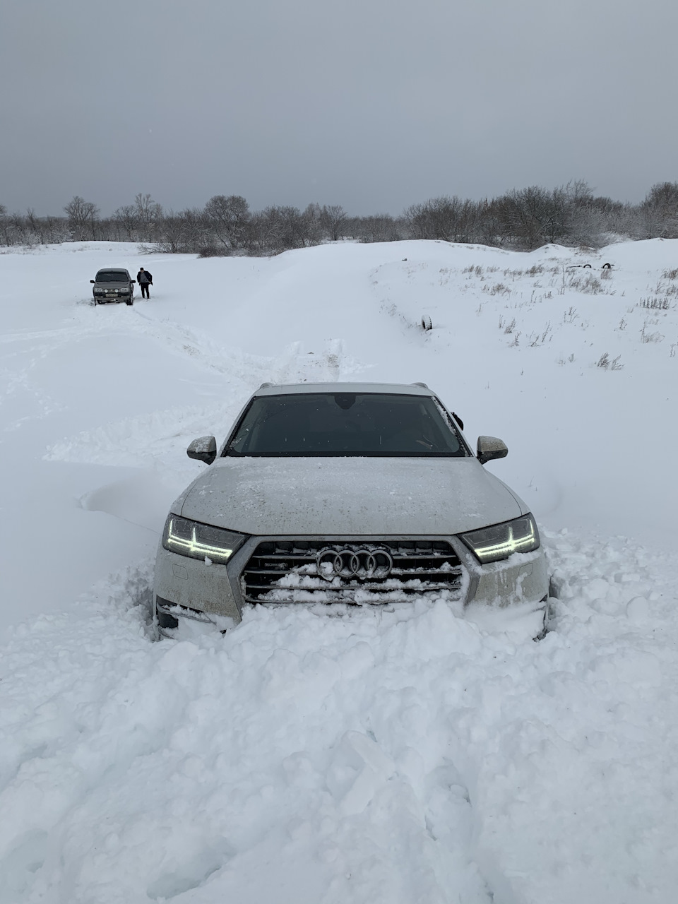 Зимние покатушки — Audi Q7 (2G), 3 л, 2018 года | покатушки | DRIVE2