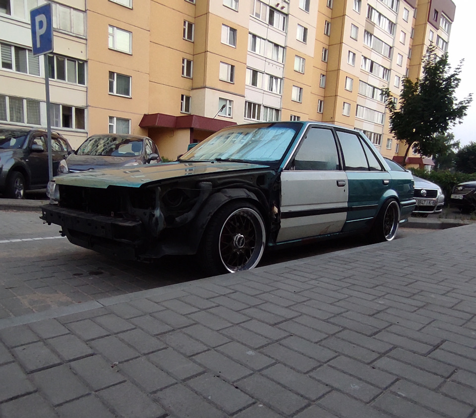 2021 — Nissan Bluebird (T12/T72), 2 л, 1988 года | ДТП | DRIVE2