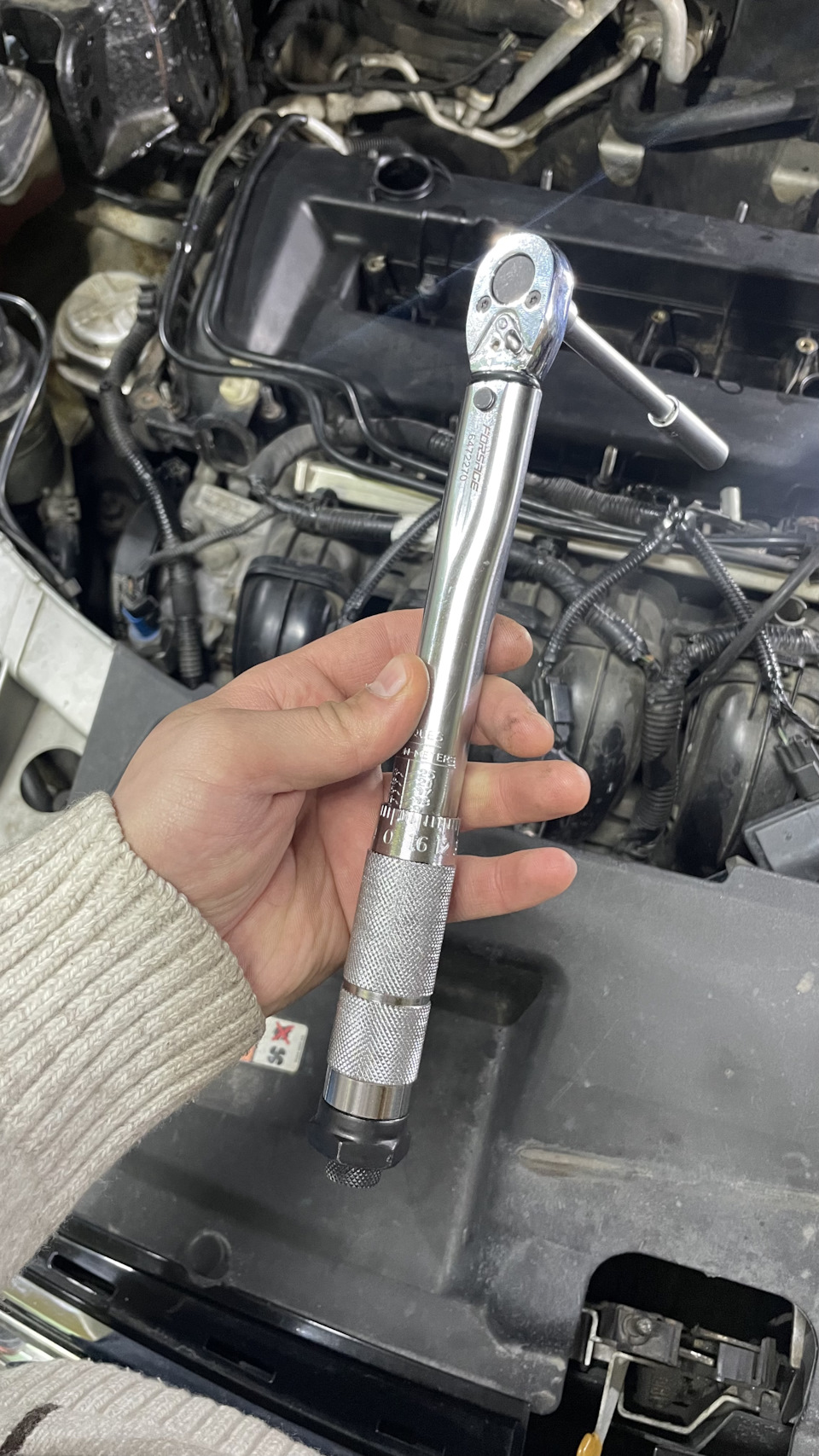 6472270 FORCE Ключ динамометрический 1/4DR 5-25Нм 270мм FORCE ...