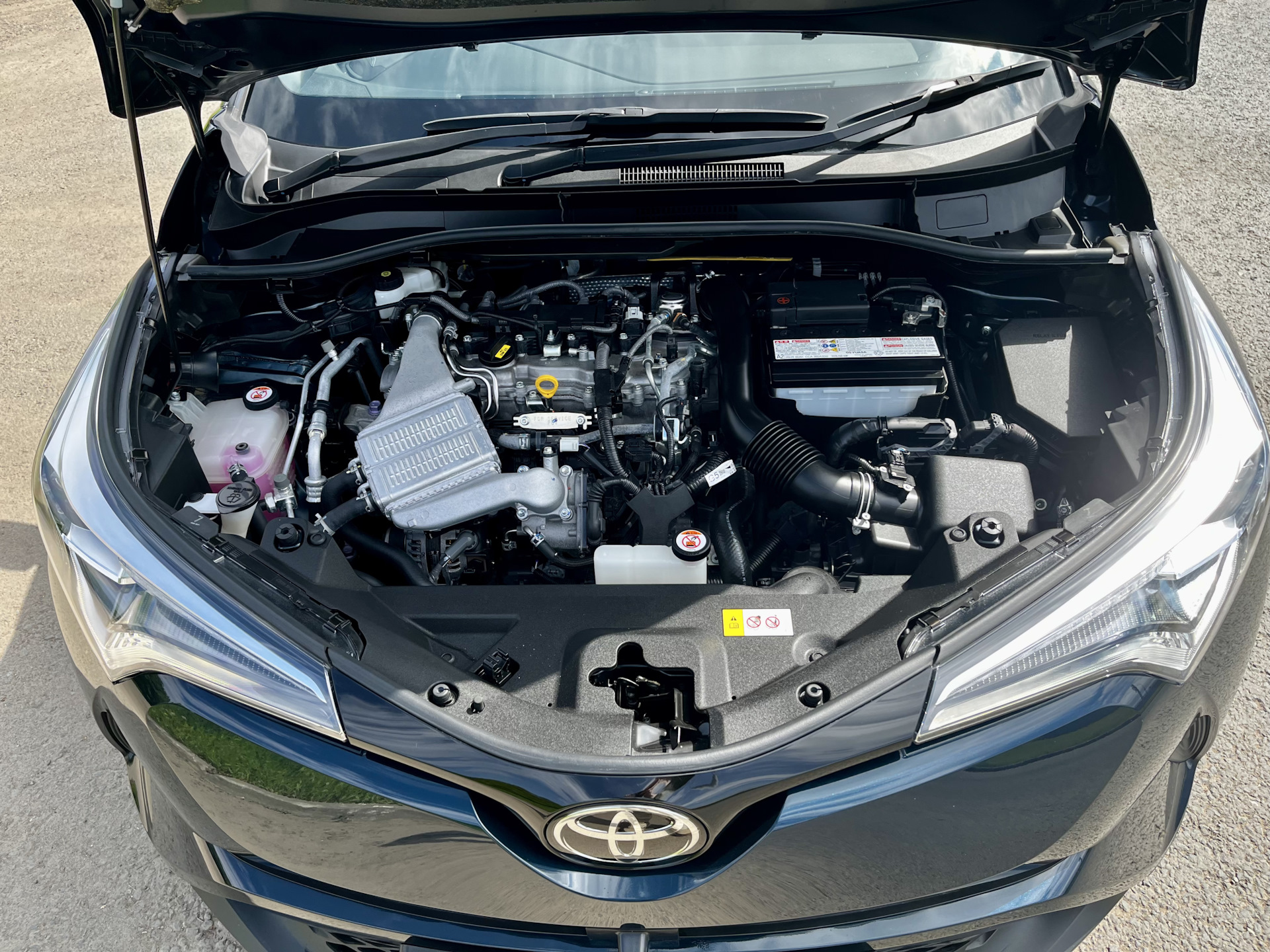 Замена масла в ДВС, CVT, фильтров — Toyota C-HR, 1,2 л, 2019 года ...