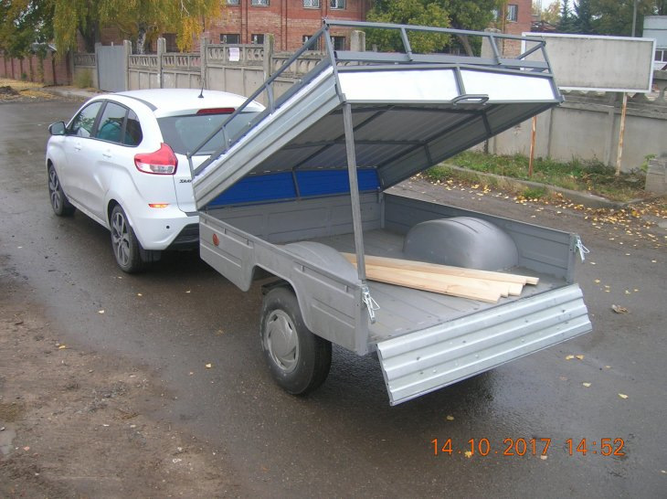 Очередная переделка прицепа КМЗ 8119 — Сообщество «Прицепы» на DRIVE2
