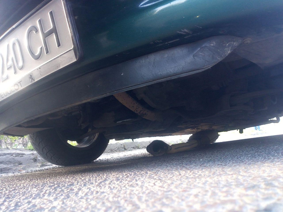 Как прочистить форсунки не снимая или меняем выхлоп в сборе! — Peugeot ...