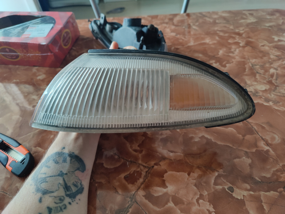 Замена габарита, разбор, мойка — Toyota Sprinter Marino, 1,6 л, 1994 ...