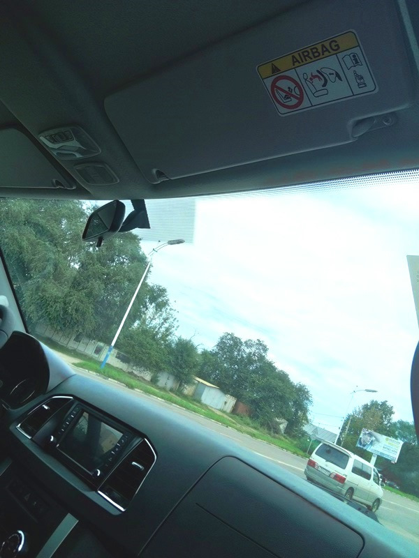 Тонированная полоса на лобовом "5" — УАЗ Patriot, 2,7 л, 2020 года ...